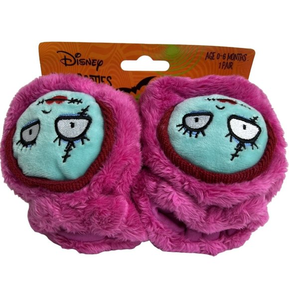 Disney Nightmare Before Christmas Sally Baby Booties Slippers Sz 0-6 Months New - Picture 3 of 12